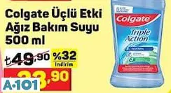 COLGATE ÜÇLÜ ETKİ AĞIZ BAKIM SUYU COLGATE ÜÇLÜ ETKİ AĞIZ BAKIM SUYU